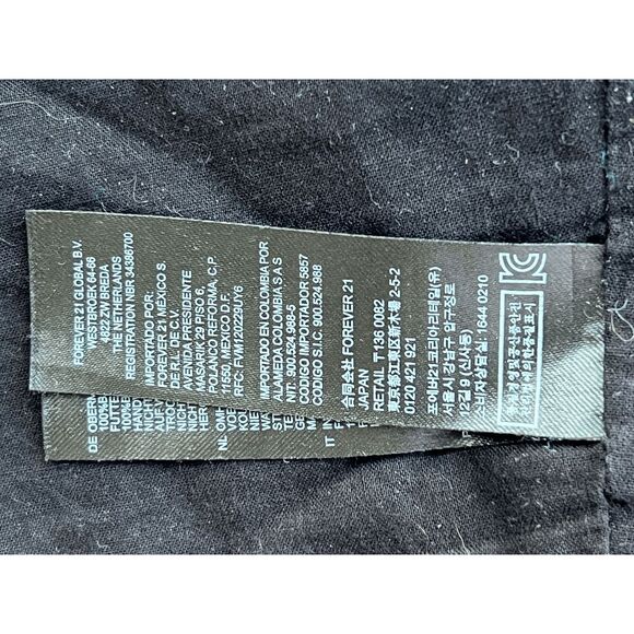 Black and White Geometric Bralette and Jacket Set Cotton Weave - Size M - Picture 9 of 10